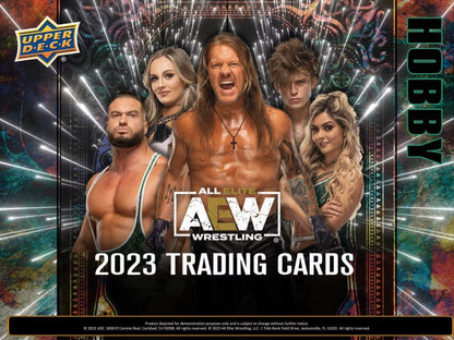 2023 Upper Deck All Elite Wrestling AEW Hobby Box - Columbia Hobby - Sports Card Boxes - Toploaders - Card Savers