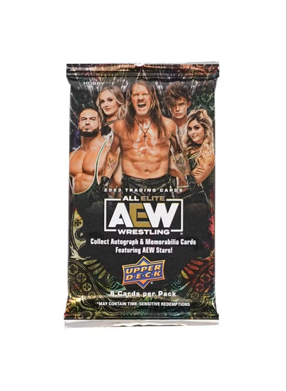 2023 Upper Deck All Elite Wrestling AEW Hobby Box - Columbia Hobby - Sports Card Boxes - Toploaders - Card Savers