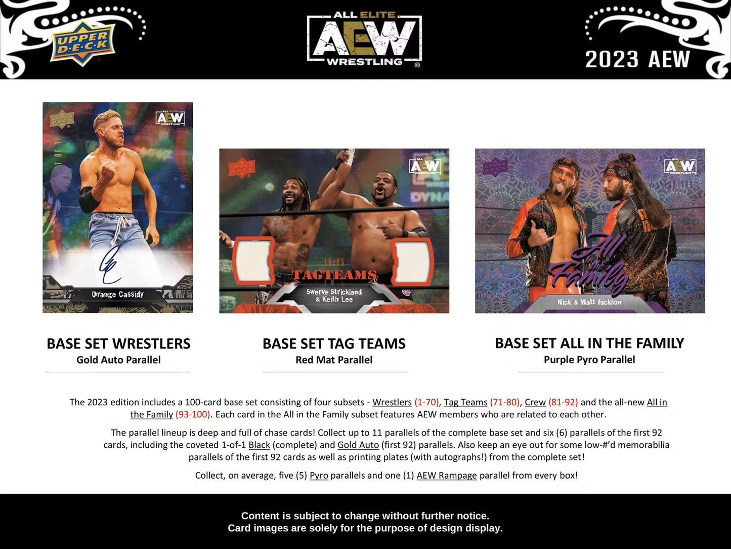 2023 Upper Deck All Elite Wrestling AEW Hobby Box - Columbia Hobby - Sports Card Boxes - Toploaders - Card Savers