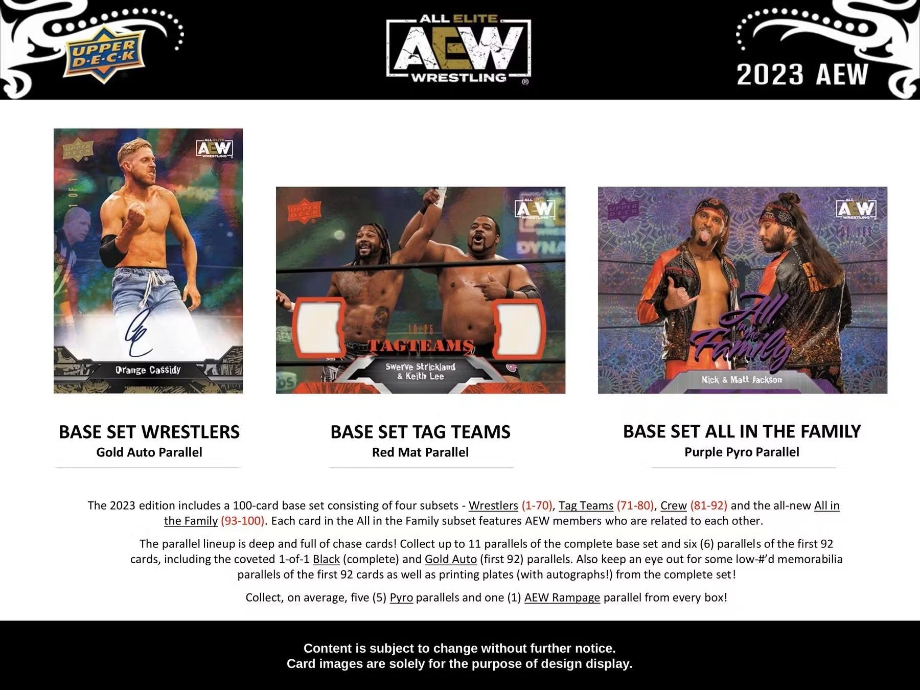 2023 Upper Deck All Elite Wrestling AEW Hobby Box - Columbia Hobby - Sports Card Boxes - Toploaders - Card Savers