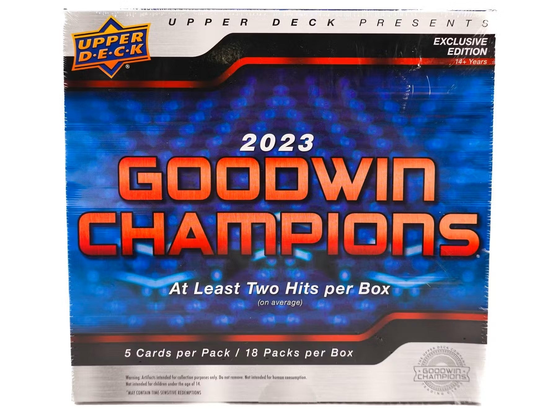 2023 Upper Deck Goodwin Champions CDD Exclusive Hobby Box - Columbia Hobby - Sports Card Boxes - Toploaders - Card Savers