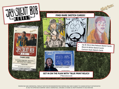 2023 Upper Deck Jay & Silent Bob Reboot Hobby Box - Columbia Hobby - Sports Card Boxes - Toploaders - Card Savers