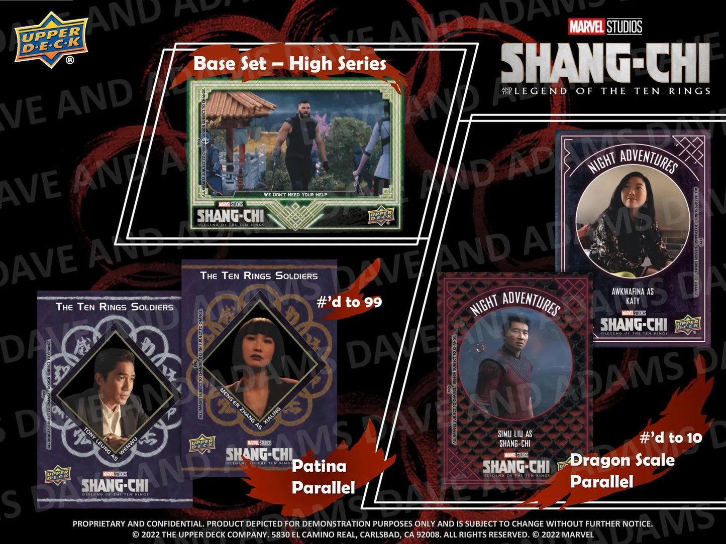2023 Upper Deck Marvel Studios Shang - Chi and the Legend of the Ten Rings Hobby Box - Columbia Hobby - Sports Card Boxes - Toploaders - Card Savers
