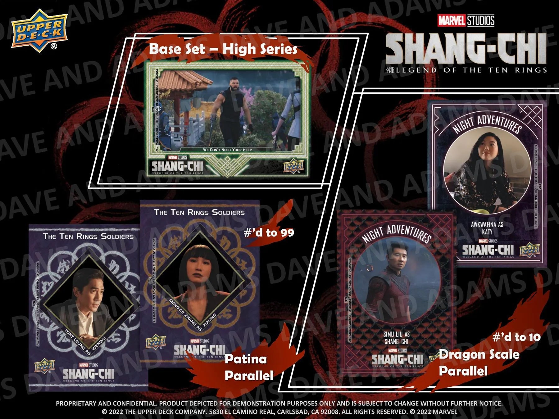 2023 Upper Deck Marvel Studios Shang - Chi and the Legend of the Ten Rings Hobby Box - Columbia Hobby - Sports Card Boxes - Toploaders - Card Savers