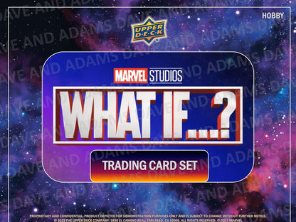 2023 Upper Deck Marvel Studios What If...? Hobby Box - Columbia Hobby - Sports Card Boxes - Toploaders - Card Savers