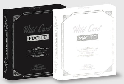 2023 Wild Card Matte Football Premium Edition Hobby Box - Columbia Hobby - Sports Card Boxes - Toploaders - Card Savers