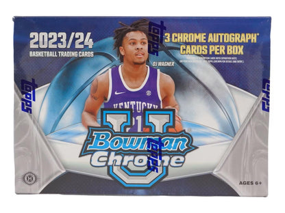 2023/24 Bowman University Chrome Basketball Breakers Delight Box - Columbia Hobby - Sports Card Boxes - Toploaders - Card Savers