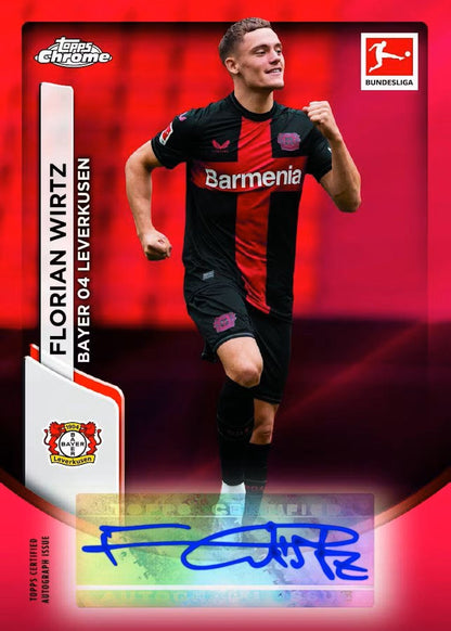 2023/24 Topps Chrome Bundesliga Soccer Hobby Box - Columbia Hobby - Sports Card Boxes - Toploaders - Card Savers