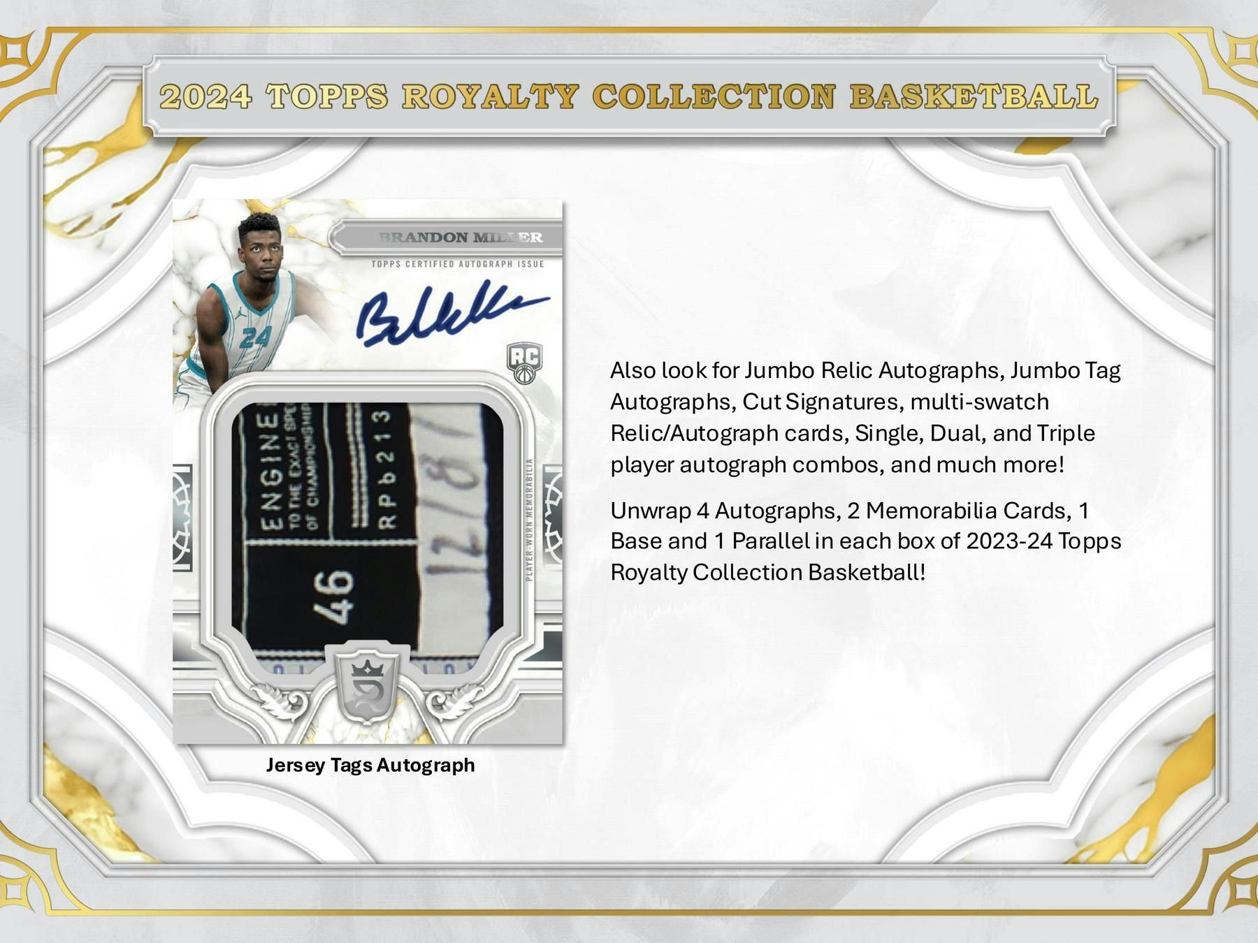 2023/24 Topps Royalty Basketball Hobby Box | Columbia Sports Cards - Columbia Hobby - Sports Card Boxes - Toploaders - Card Savers