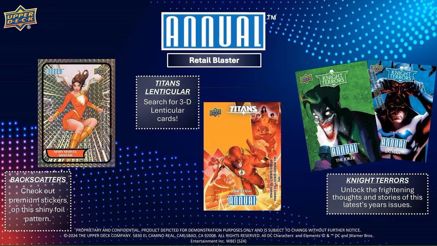 2023/24 Upper Deck DC Annual 6 - Pack Blaster Box - Columbia Sports Cards