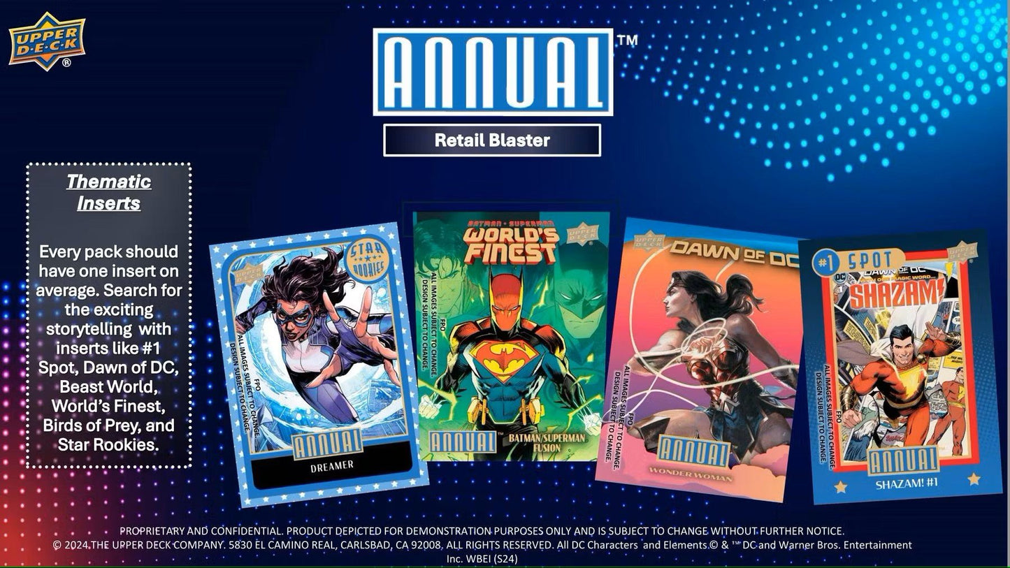 2023/24 Upper Deck DC Annual 6 - Pack Blaster Box - Columbia Sports Cards