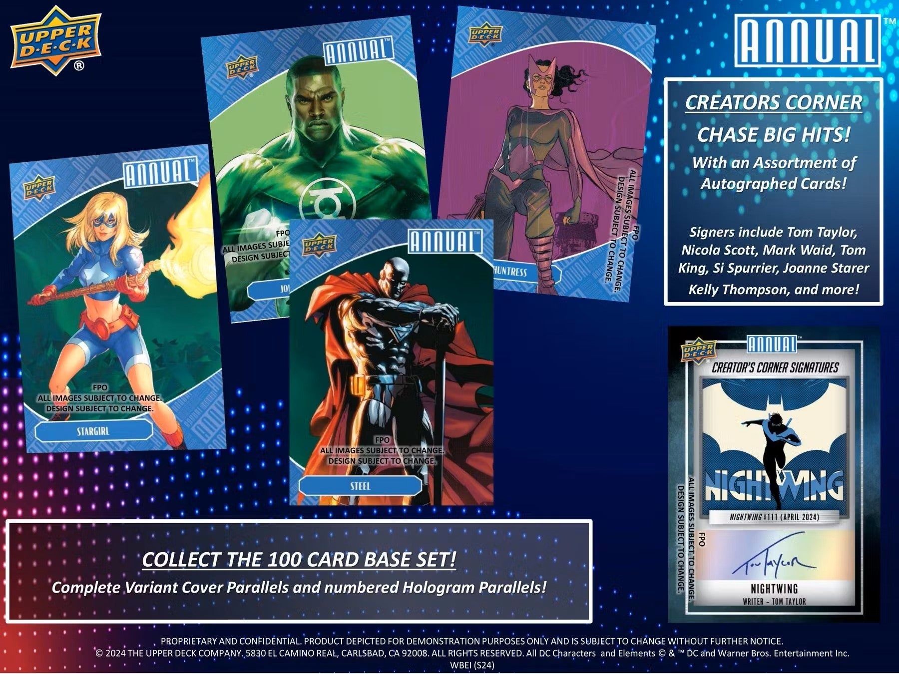2023/24 Upper Deck DC Annual Hobby Box | Columbia Sports Cards - Columbia Hobby - Sports Card Boxes - Toploaders - Card Savers