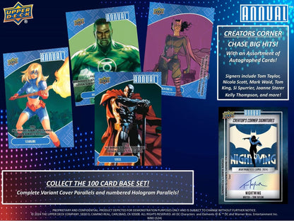 2023/24 Upper Deck DC Annual Hobby Box | Columbia Sports Cards - Columbia Hobby - Sports Card Boxes - Toploaders - Card Savers