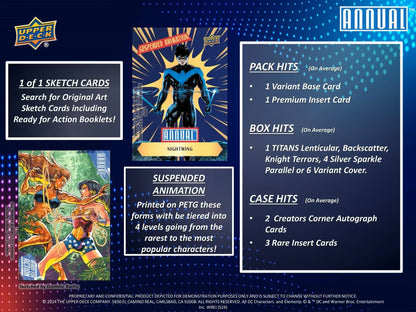 2023/24 Upper Deck DC Annual Hobby Box | Columbia Sports Cards - Columbia Hobby - Sports Card Boxes - Toploaders - Card Savers