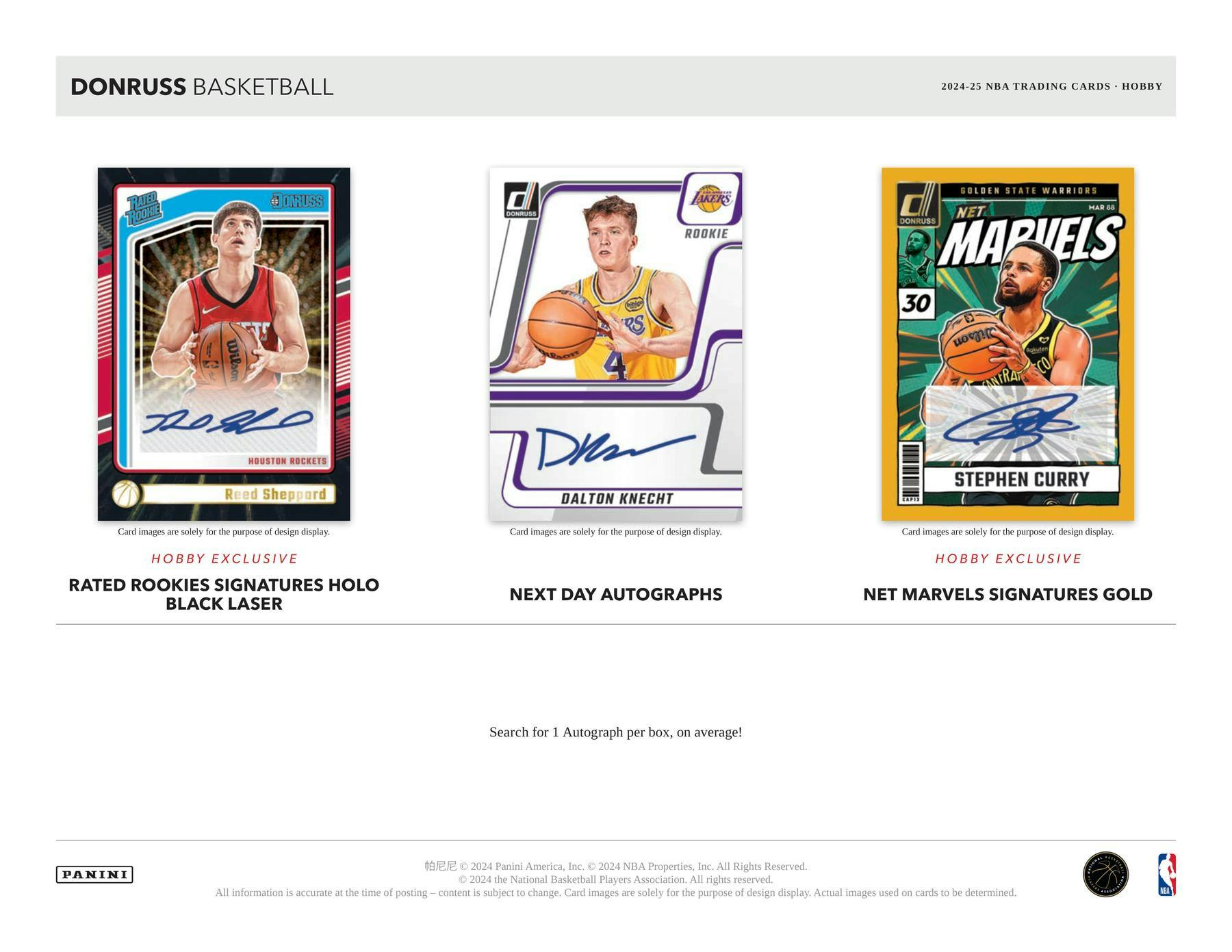 2024 - 25 Panini Donruss Basketball Hobby Box - Columbia Hobby - Sports Card Boxes - Toploaders - Card Savers