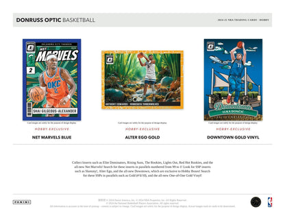 2024 - 25 Panini Donruss Optic Basketball Fast Break Box | Columbia Sports Cards - Columbia Hobby - Sports Card Boxes - Toploaders - Card Savers