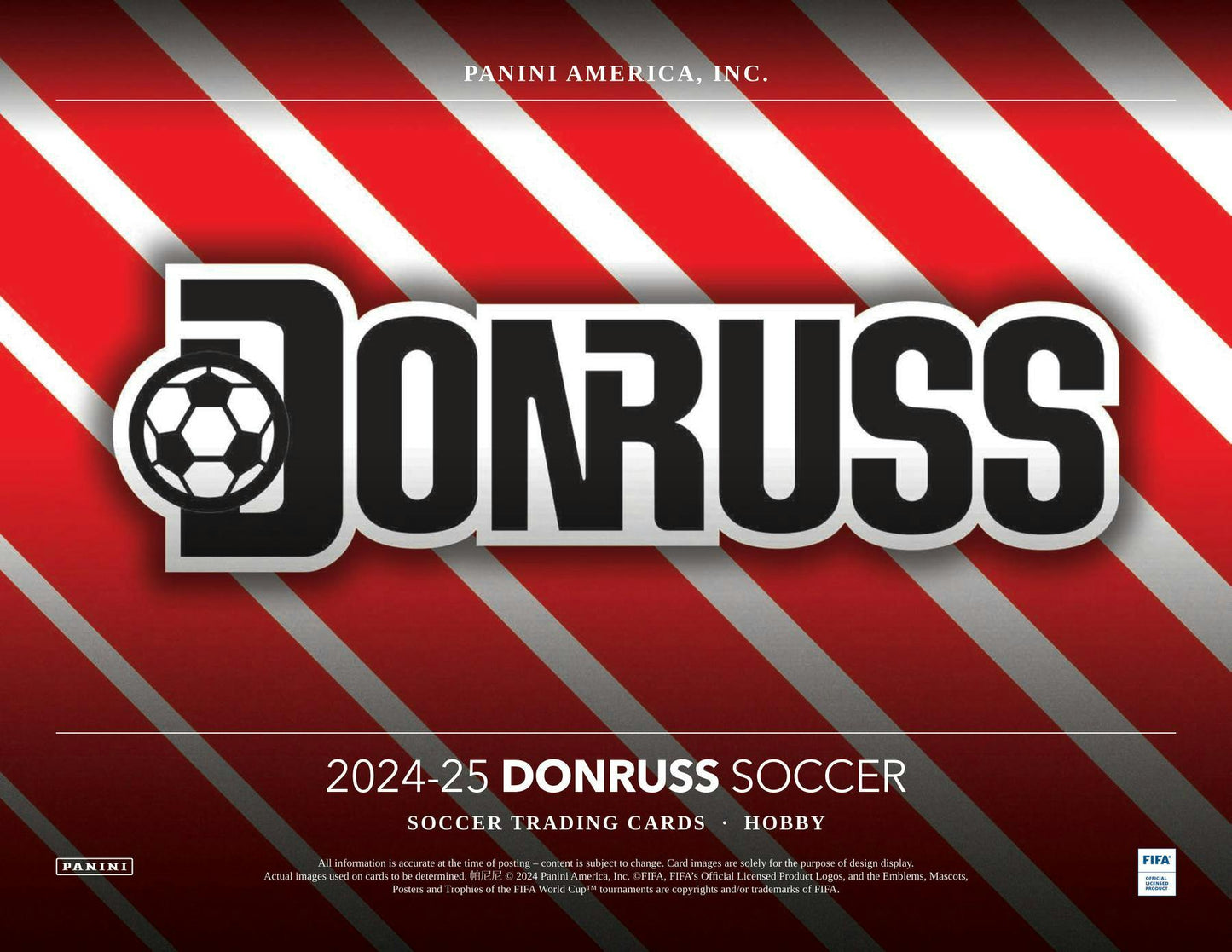 2024 - 25 Panini Donruss Soccer Hobby Box - Columbia Hobby - Sports Card Boxes - Toploaders - Card Savers