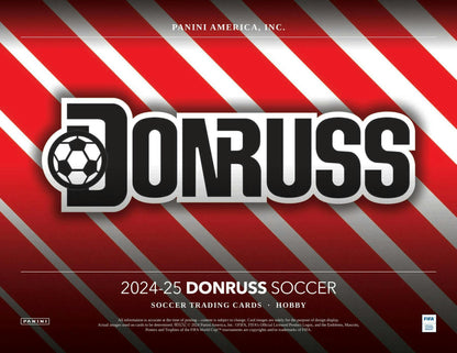 2024 - 25 Panini Donruss Soccer Hobby Box - Columbia Hobby - Sports Card Boxes - Toploaders - Card Savers