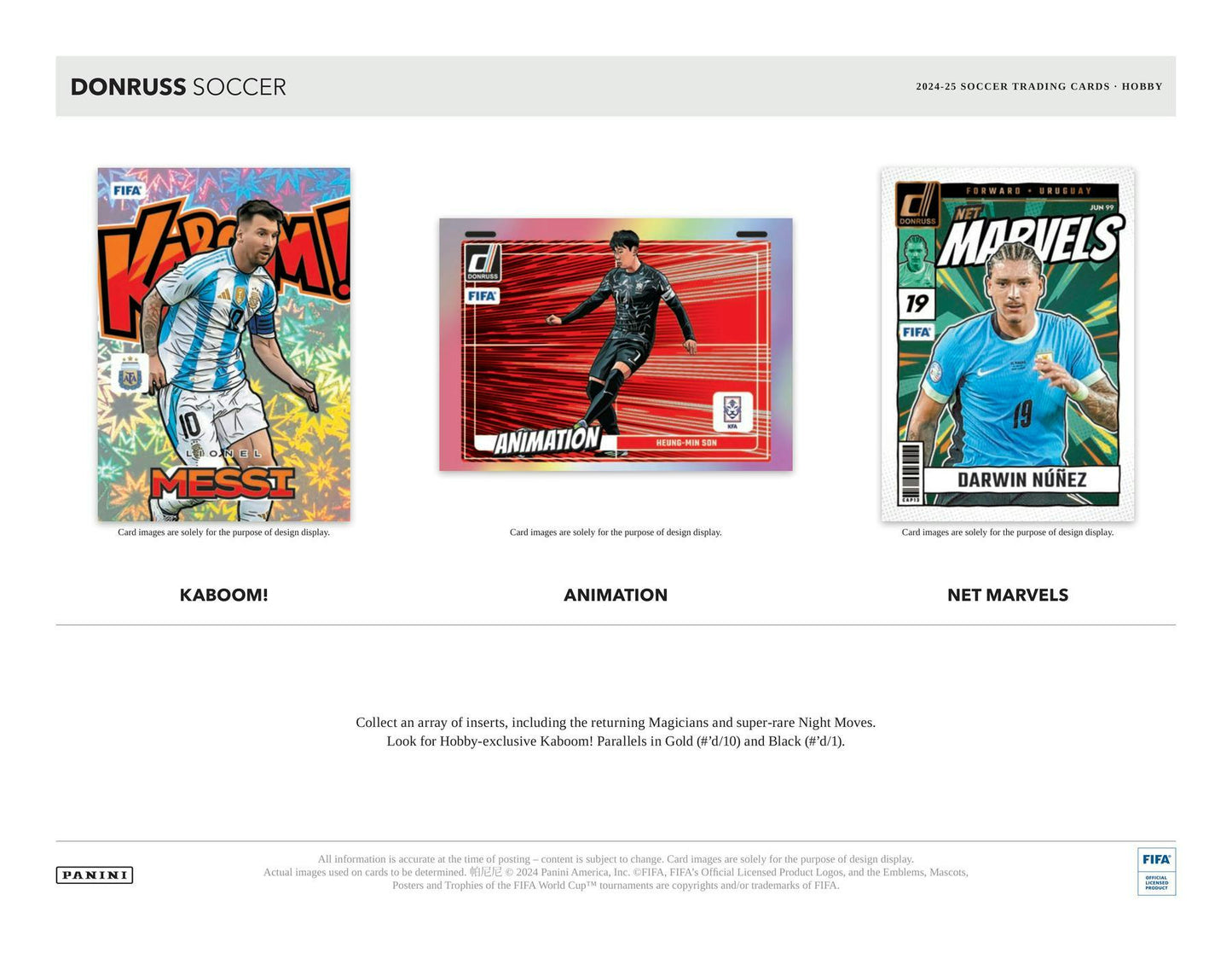 2024 - 25 Panini Donruss Soccer Hobby Box - Columbia Hobby - Sports Card Boxes - Toploaders - Card Savers