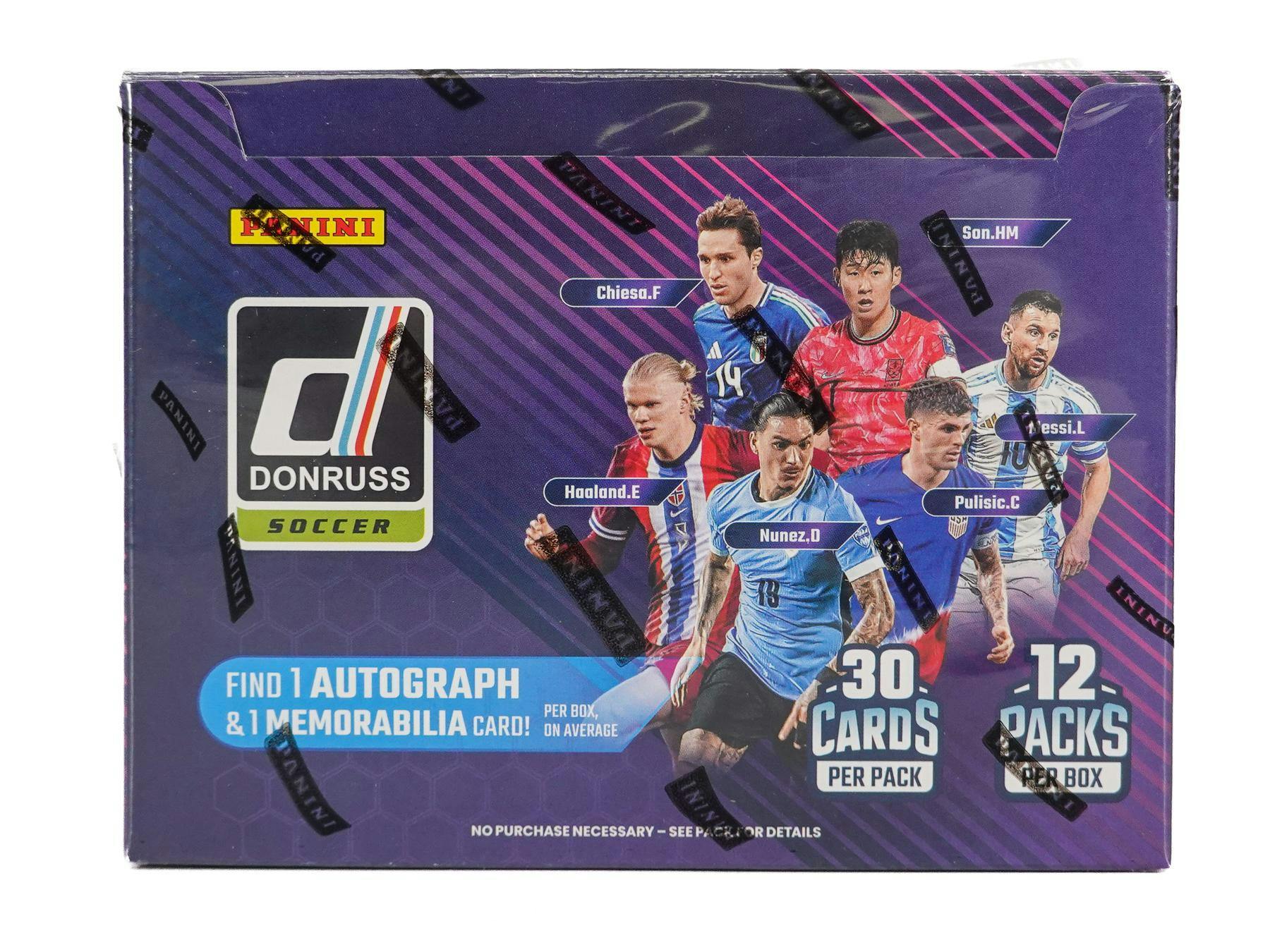 2024 - 25 Panini Donruss Soccer Hobby Box - Columbia Hobby - Sports Card Boxes - Toploaders - Card Savers