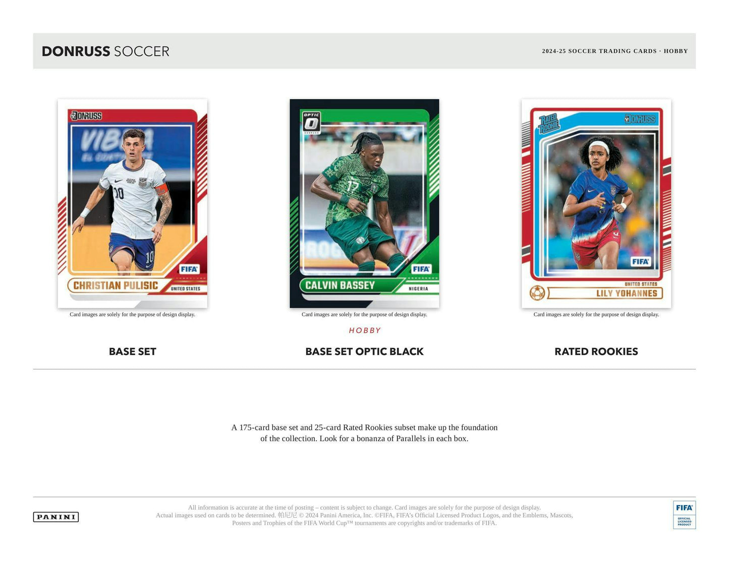 2024 - 25 Panini Donruss Soccer Hobby Box - Columbia Hobby - Sports Card Boxes - Toploaders - Card Savers