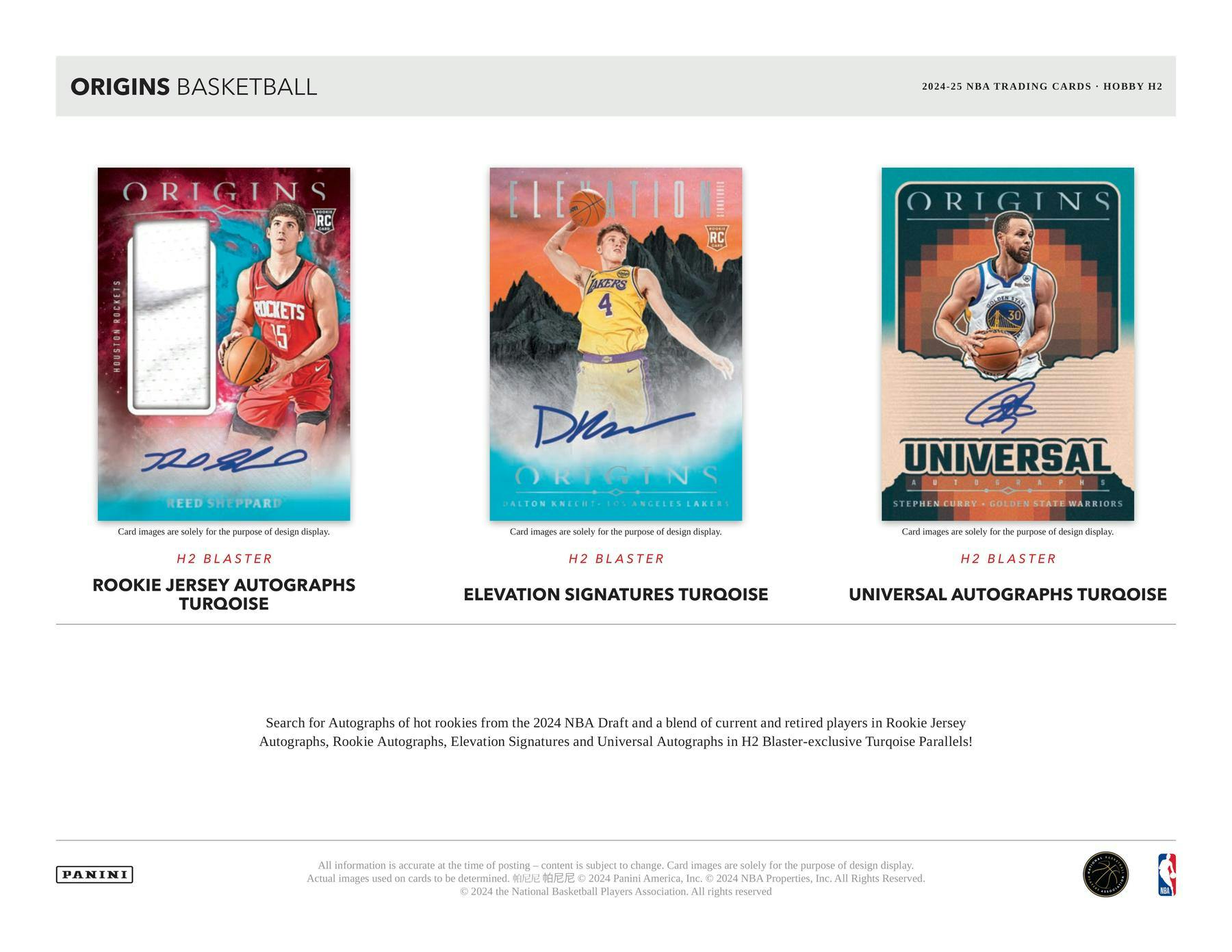 2024 - 25 Panini Origins Basketball H2 Box - Columbia Hobby - Sports Card Boxes - Toploaders - Card Savers