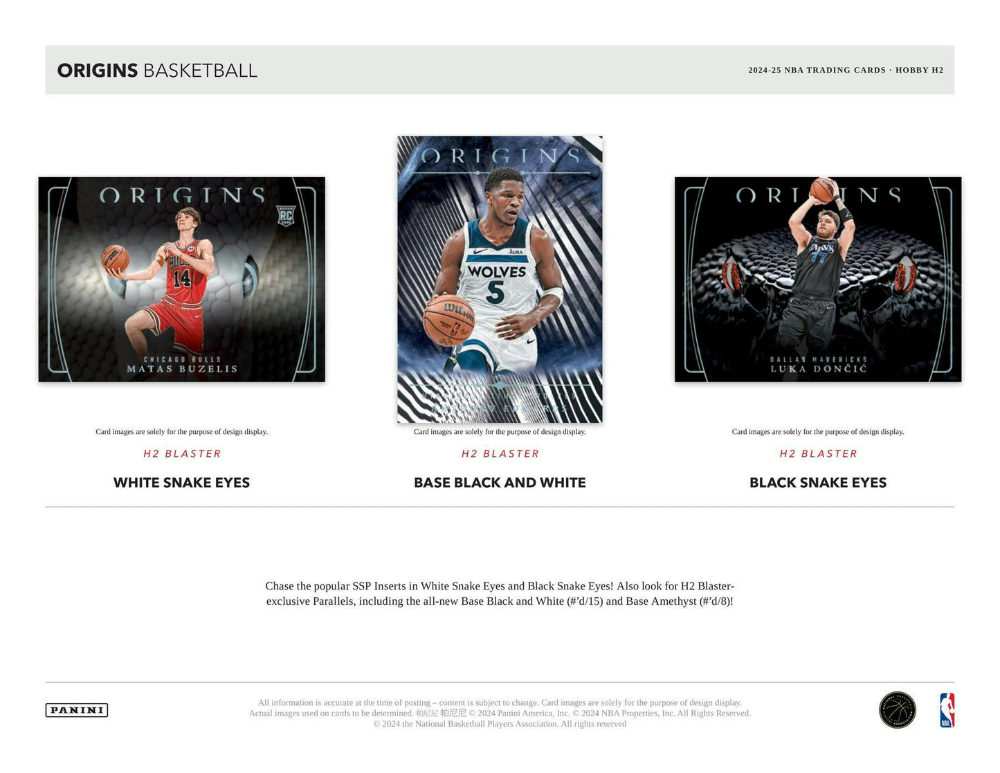 2024 - 25 Panini Origins Basketball H2 Box - Columbia Hobby - Sports Card Boxes - Toploaders - Card Savers