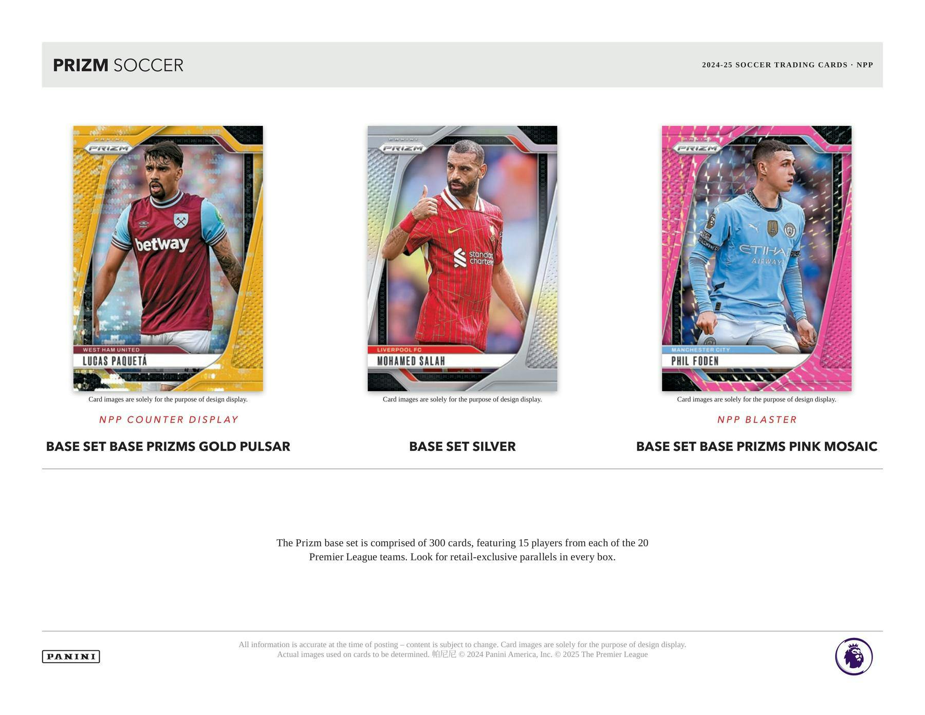 2024 - 25 Panini Prizm Premier League EPL Soccer 6 - Pack Blaster Box (Pink Mosaic Prizms!) - Columbia Hobby - Sports Card Boxes - Toploaders - Card Savers