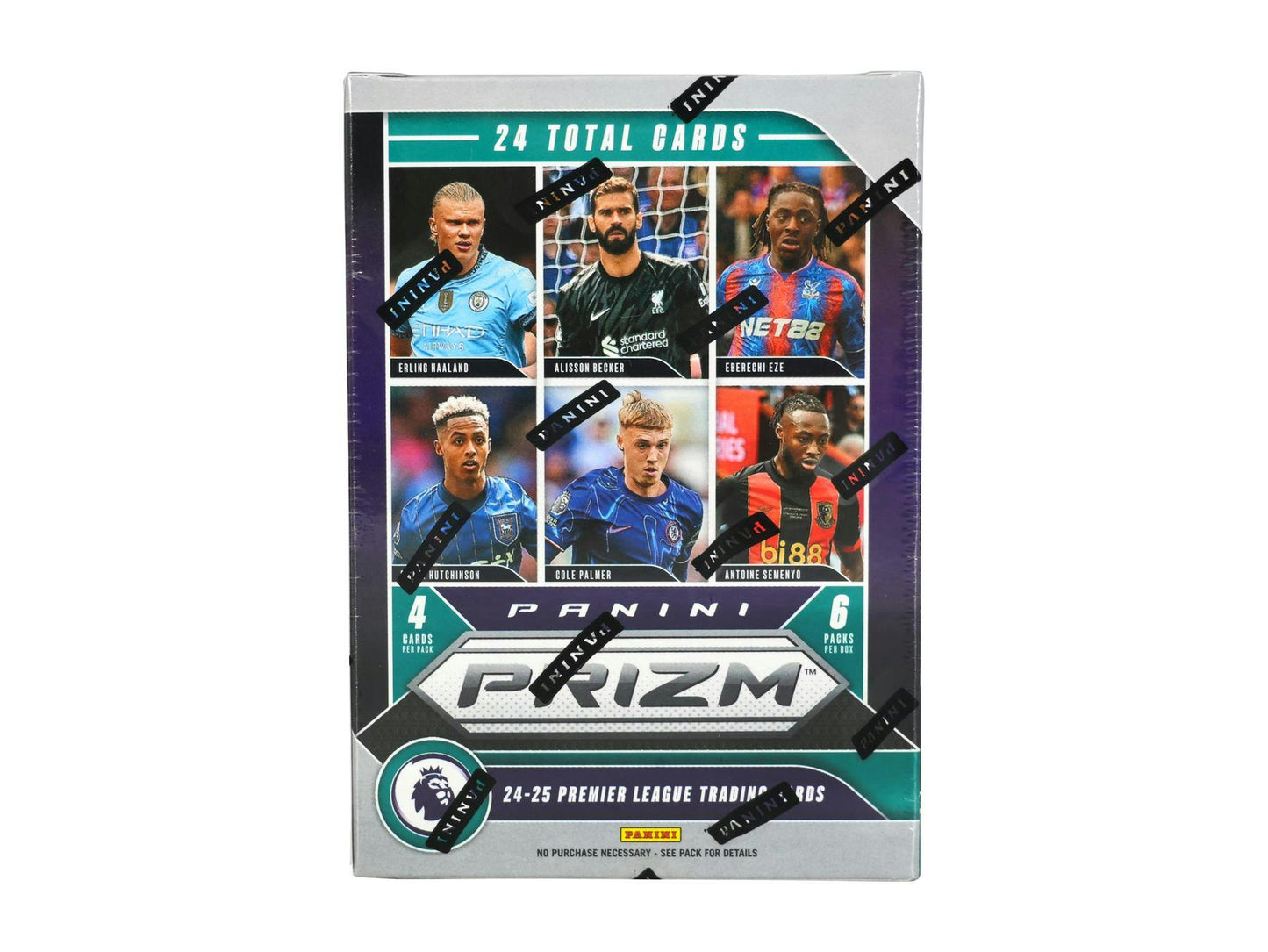 2024 - 25 Panini Prizm Premier League EPL Soccer 6 - Pack Blaster Box (Pink Mosaic Prizms!) - Columbia Hobby - Sports Card Boxes - Toploaders - Card Savers