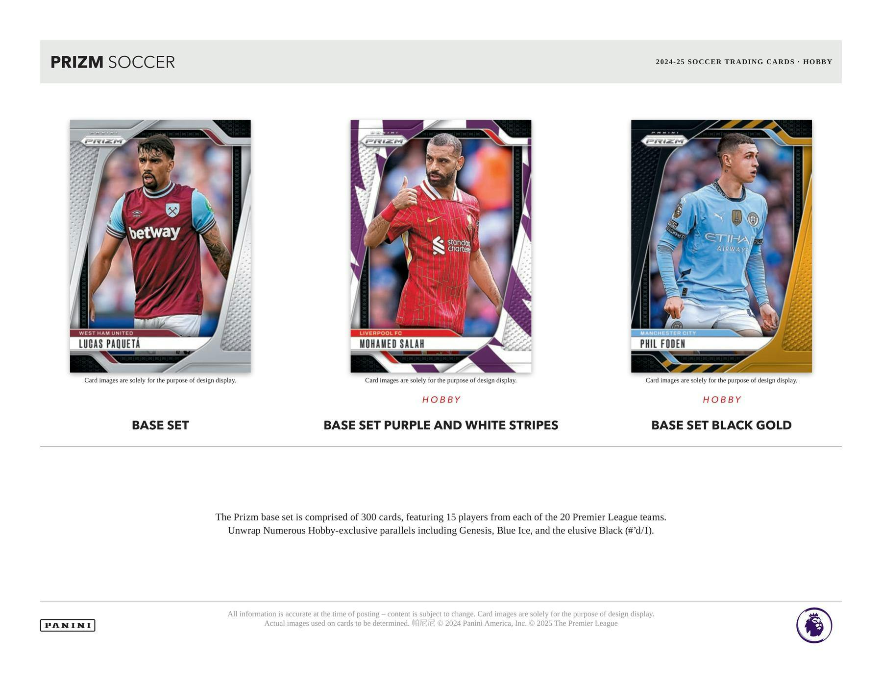 2024 - 25 Panini Prizm Premier League EPL Soccer Hobby Box - Columbia Hobby - Sports Card Boxes - Toploaders - Card Savers