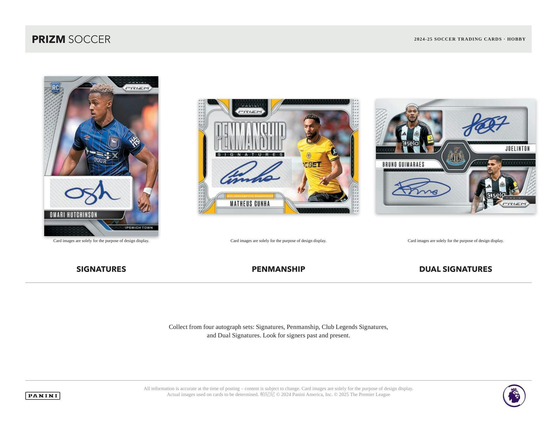 2024 - 25 Panini Prizm Premier League EPL Soccer Hobby Box - Columbia Hobby - Sports Card Boxes - Toploaders - Card Savers