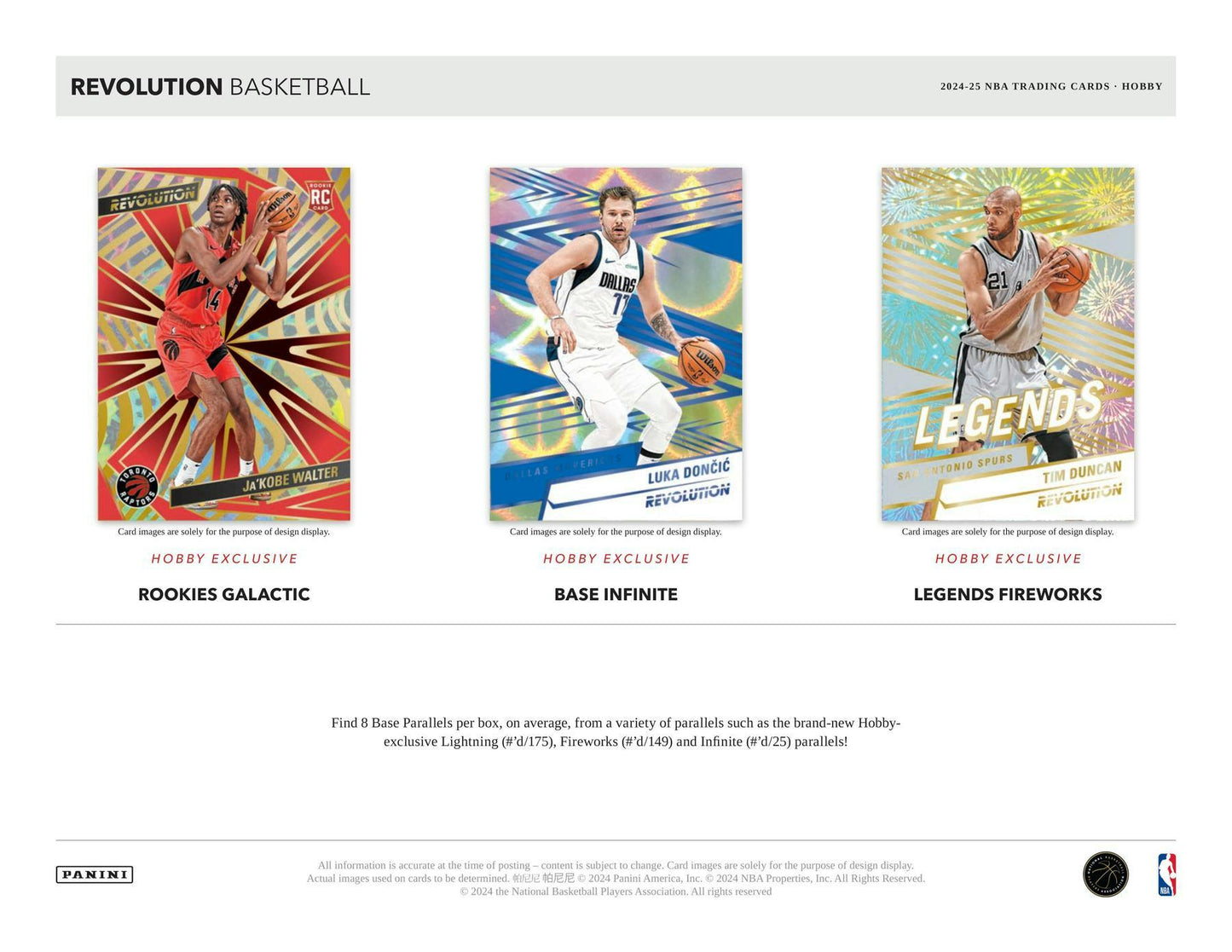 2024 - 25 Panini Revolution Basketball Hobby Box - Columbia Hobby - Sports Card Boxes - Toploaders - Card Savers