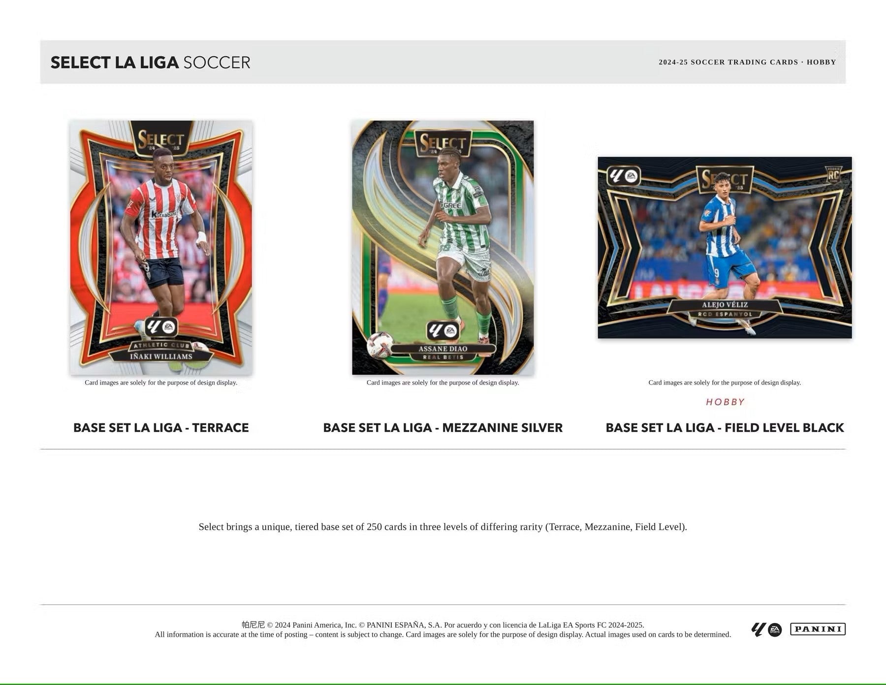 2024 - 25 Panini Select La Liga Soccer Hobby Box - Columbia Hobby - Sports Card Boxes - Toploaders - Card Savers