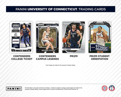 2024 - 25 Panini UConn Collegiate Basketball 6 - Pack Blaster Box - Columbia Hobby - Sports Card Boxes - Toploaders - Card Savers