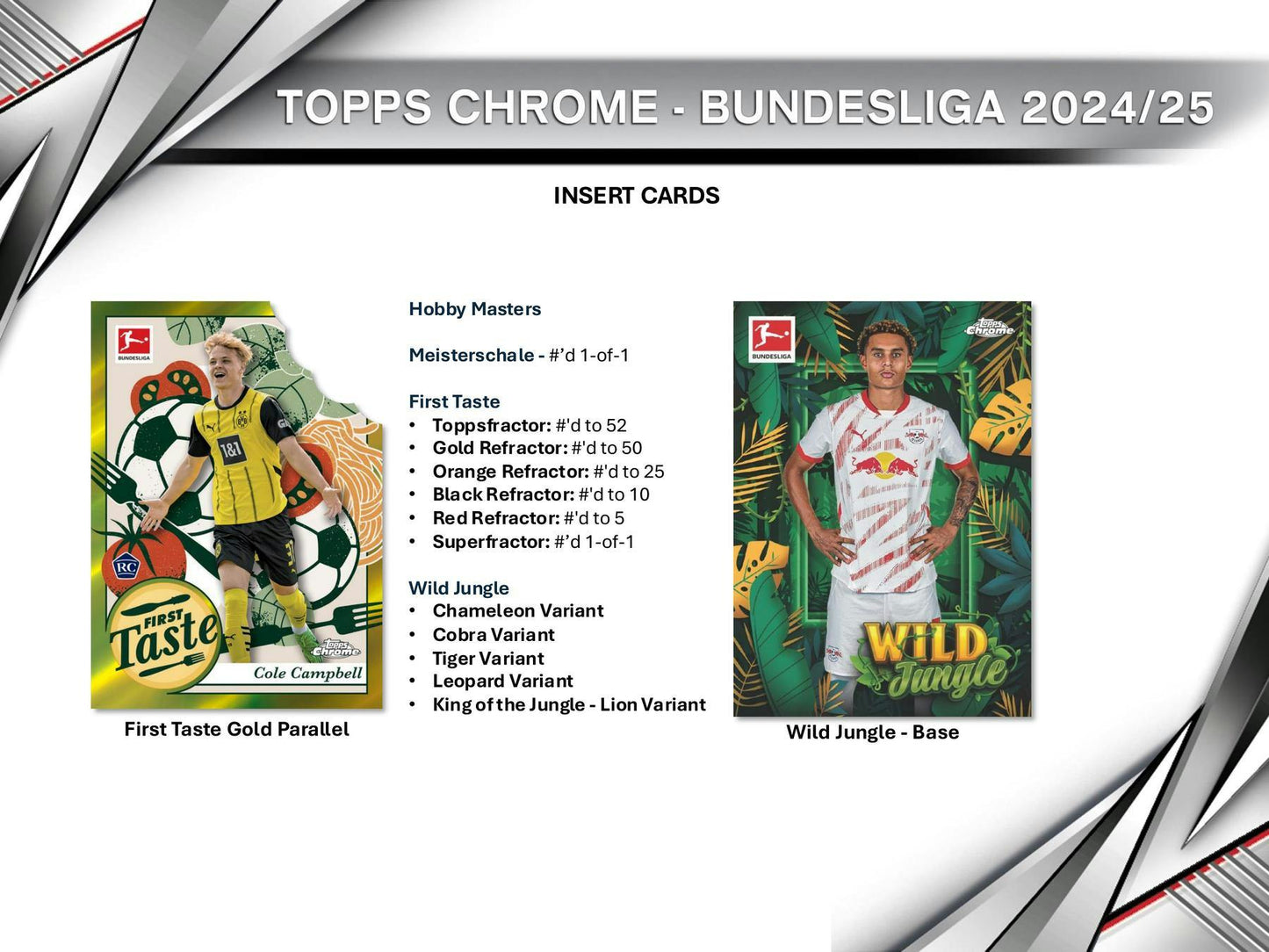 2024 - 25 Topps Chrome Bundesliga Hobby Box | Columbia Sports Cards &amp; More - Columbia Hobby - Sports Card Boxes - Toploaders - Card Savers