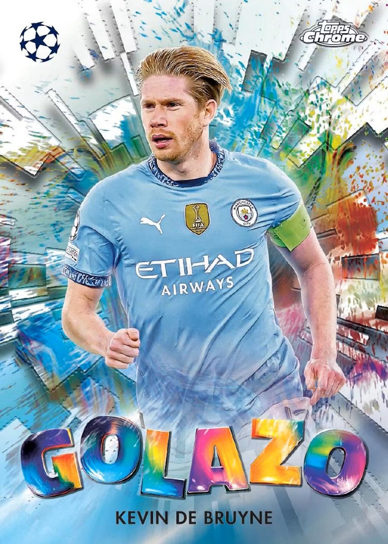 2024 - 25 Topps Chrome UEFA Club Competitions Soccer 7 - Pack Blaster - Columbia Hobby - Sports Card Boxes - Toploaders - Card Savers