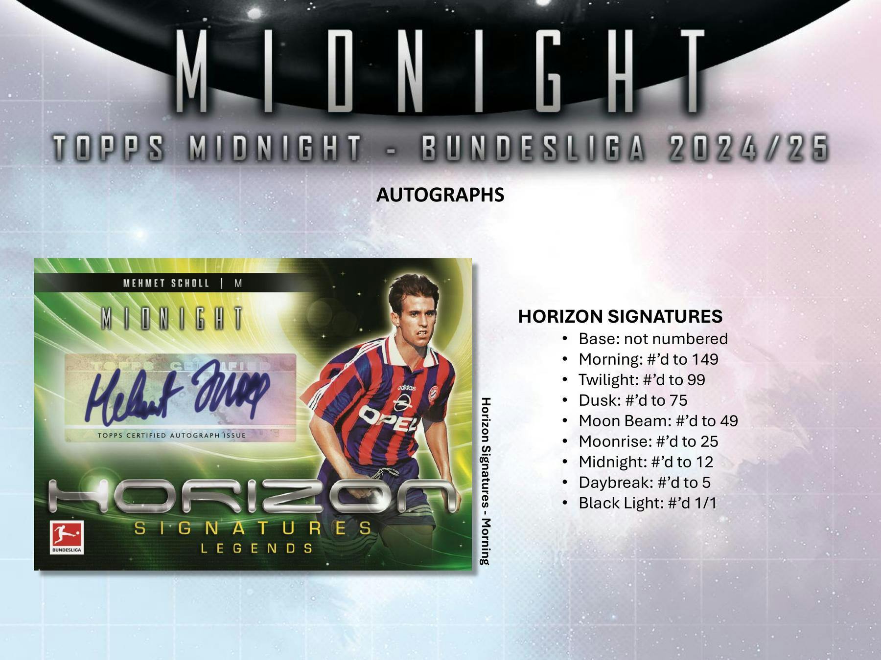 2024 - 25 Topps Midnight Bundesliga Soccer Hobby Box - Columbia Hobby - Sports Card Boxes - Toploaders - Card Savers