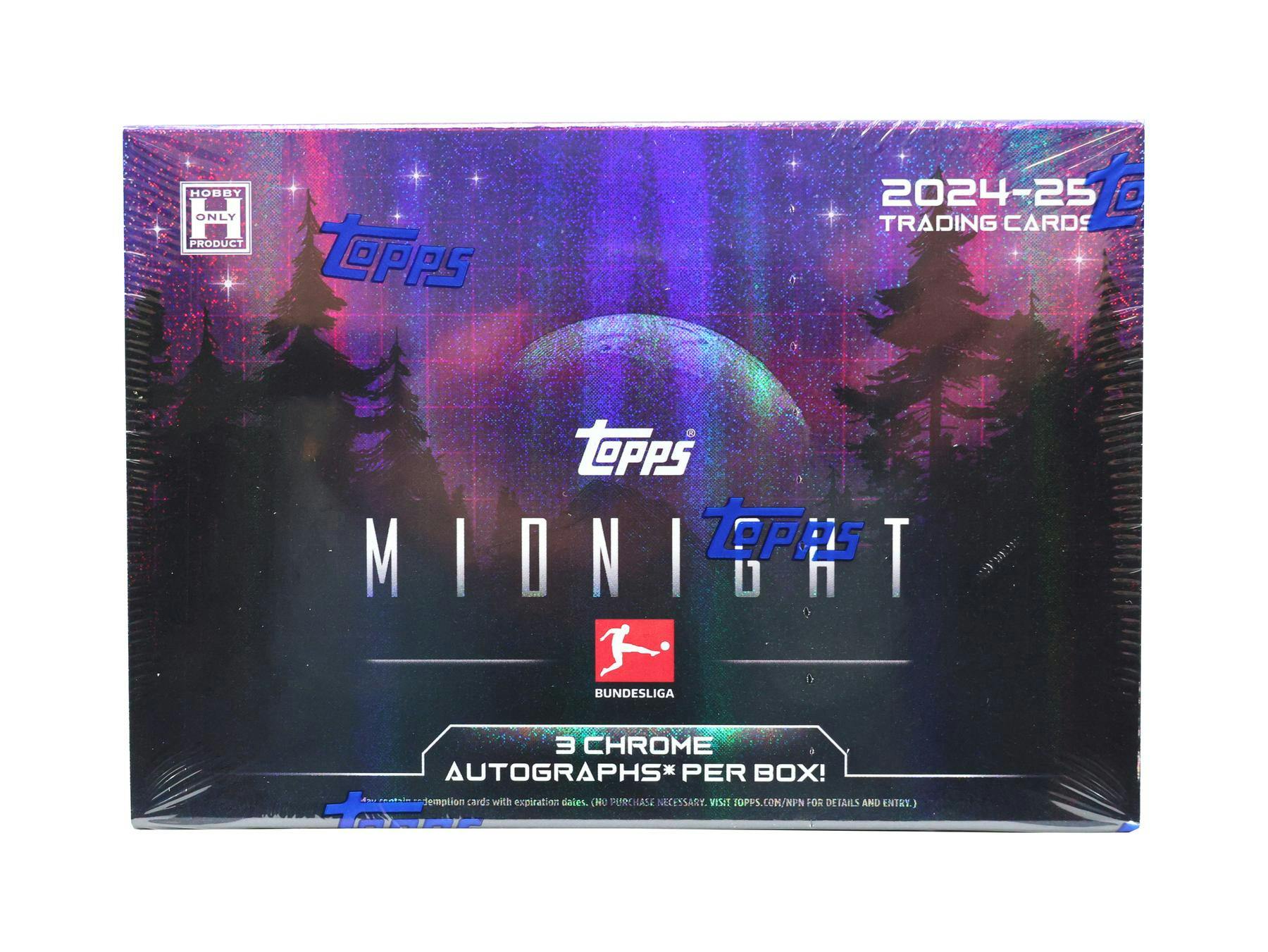 2024 - 25 Topps Midnight Bundesliga Soccer Hobby Box - Columbia Hobby - Sports Card Boxes - Toploaders - Card Savers