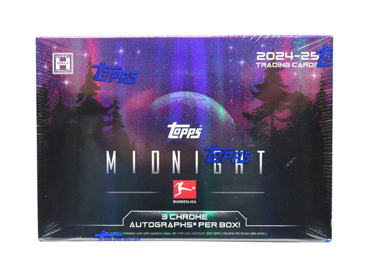 2024 - 25 Topps Midnight Bundesliga Soccer Hobby Box - Columbia Hobby - Sports Card Boxes - Toploaders - Card Savers