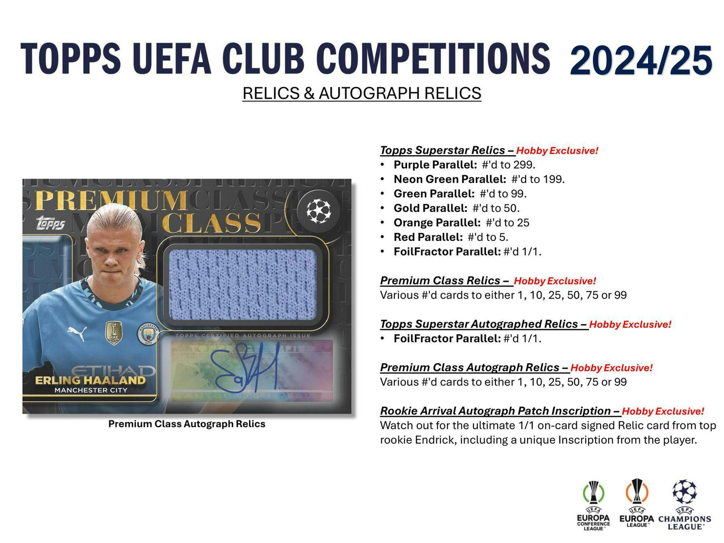 2024 - 25 Topps UEFA Club Competitions Soccer Hobby Box - Columbia Hobby - Sports Card Boxes - Toploaders - Card Savers