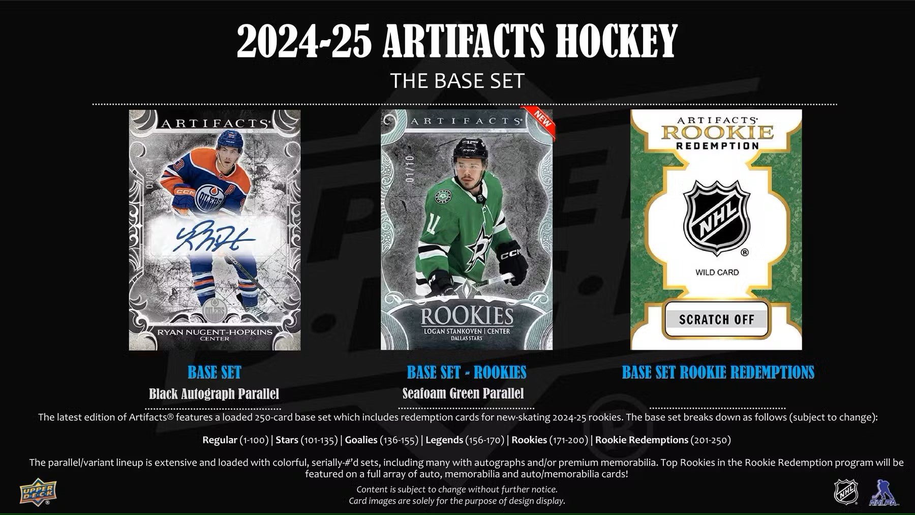 2024 - 25 Upper Deck Artifacts Hockey Hobby Box - Columbia Hobby - Sports Card Boxes - Toploaders - Card Savers