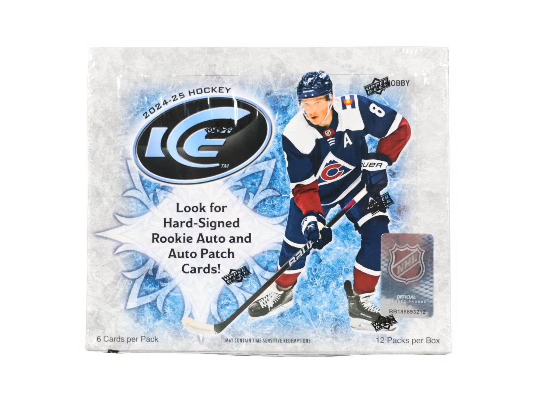 2024 - 25 Upper Deck Ice Hockey Hobby Box - Columbia Hobby - Sports Card Boxes - Toploaders - Card Savers