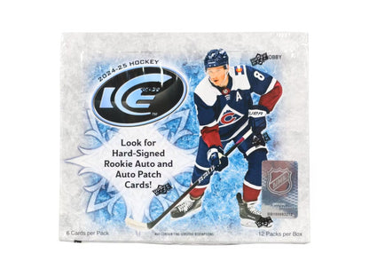 2024 - 25 Upper Deck Ice Hockey Hobby Box - Columbia Hobby - Sports Card Boxes - Toploaders - Card Savers