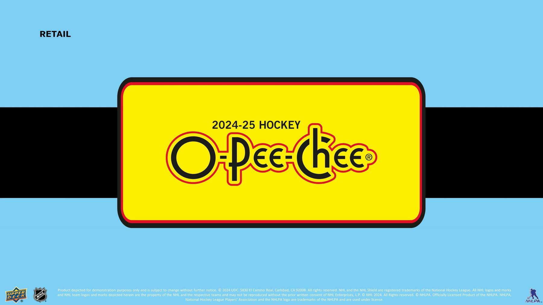 2024 - 25 Upper Deck O - Pee - Chee Hockey Blaster - Columbia Hobby - Sports Card Boxes - Toploaders - Card Savers
