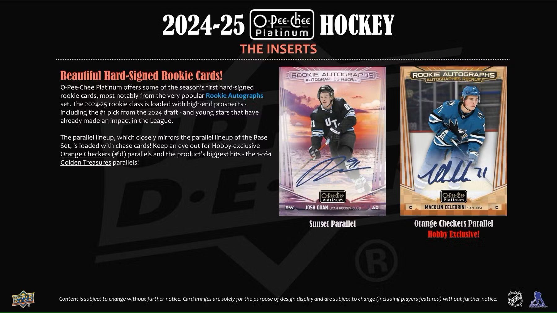 2024 - 25 Upper Deck O - Pee - Chee Platinum Hockey Hobby Box - Columbia Hobby - Sports Card Boxes - Toploaders - Card Savers