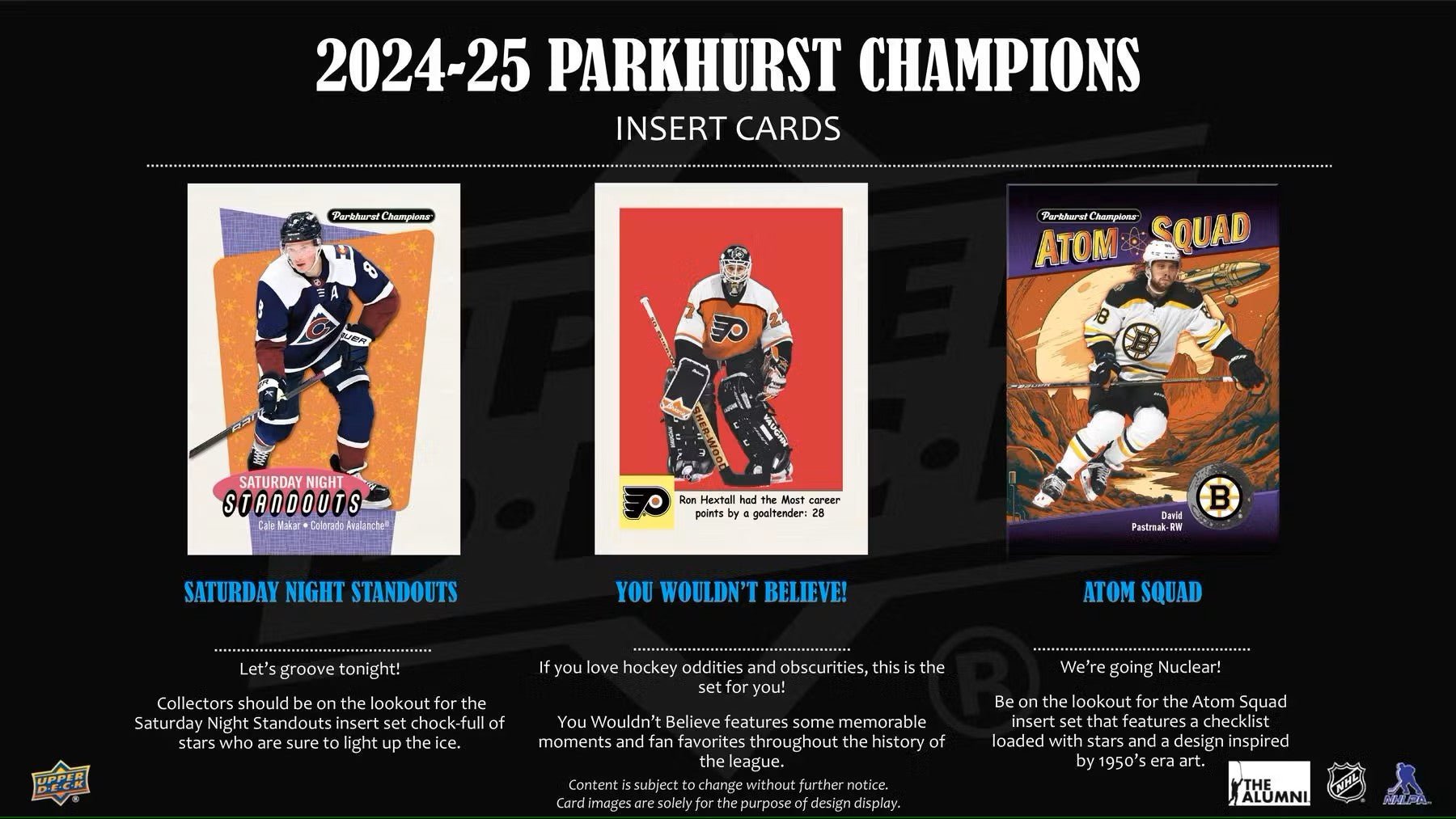 2024 - 25 Upper Deck Parkhurst Champions Hockey Hobby Box - Columbia Hobby - Sports Card Boxes - Toploaders - Card Savers