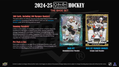 2024-25 Upper Deck O-Pee-Chee Platinum Hockey Hobby Box