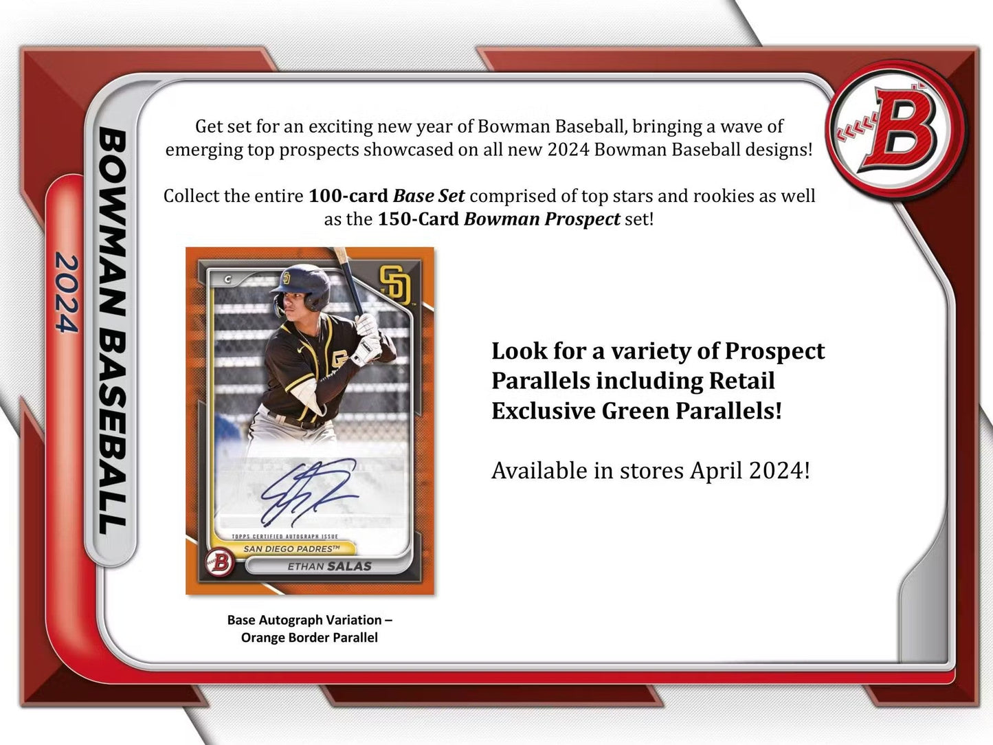 2024 Bowman Baseball 6 - Pack Blaster Value Box - Columbia Hobby - Sports Card Boxes - Toploaders - Card Savers