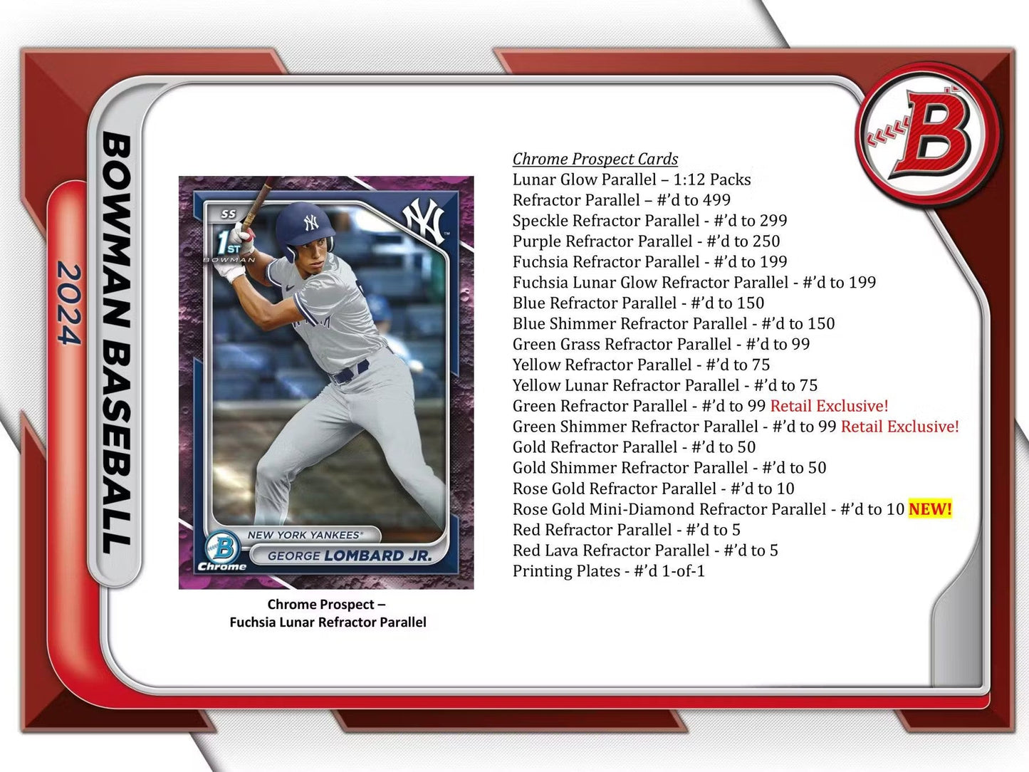 2024 Bowman Baseball 6 - Pack Blaster Value Box - Columbia Hobby - Sports Card Boxes - Toploaders - Card Savers