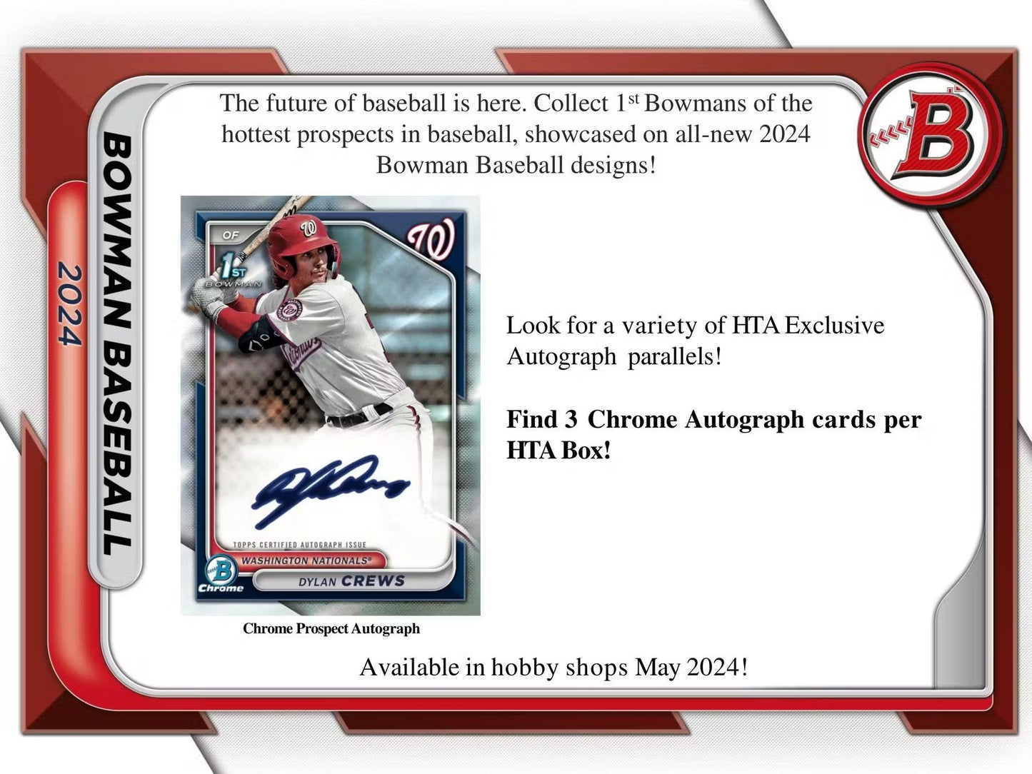 2024 Bowman Baseball HTA Choice Box - Columbia Hobby - Sports Card Boxes - Toploaders - Card Savers